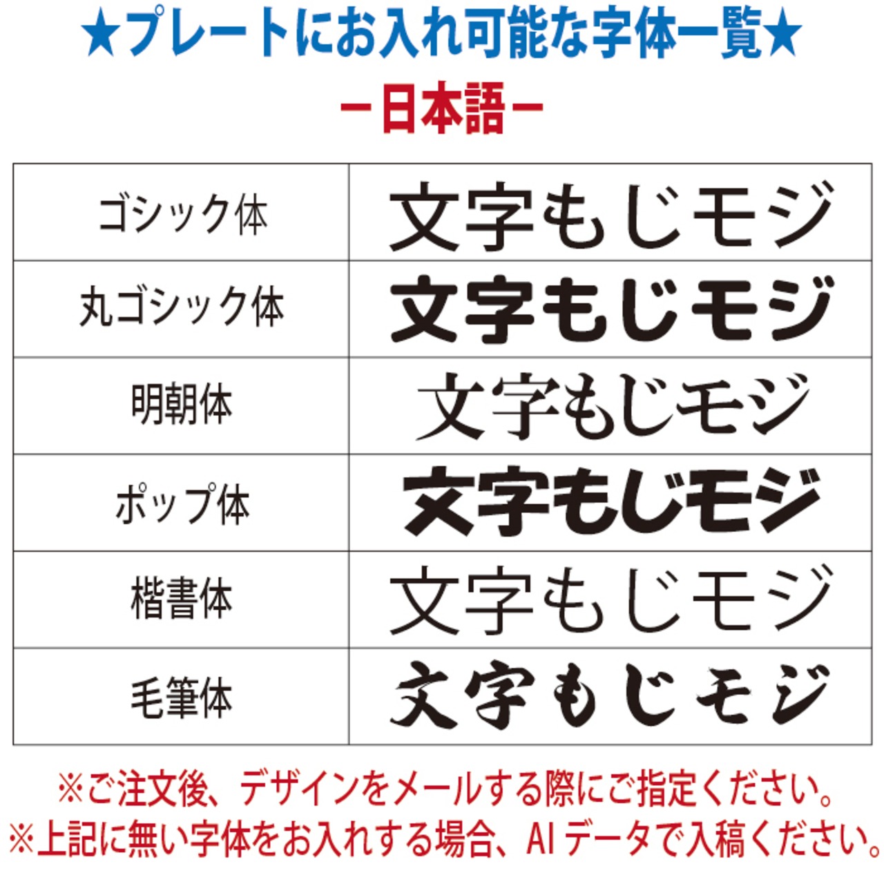 アルミ看板（正方形）日本語もOK　　※拡大画像はページ下部へ！