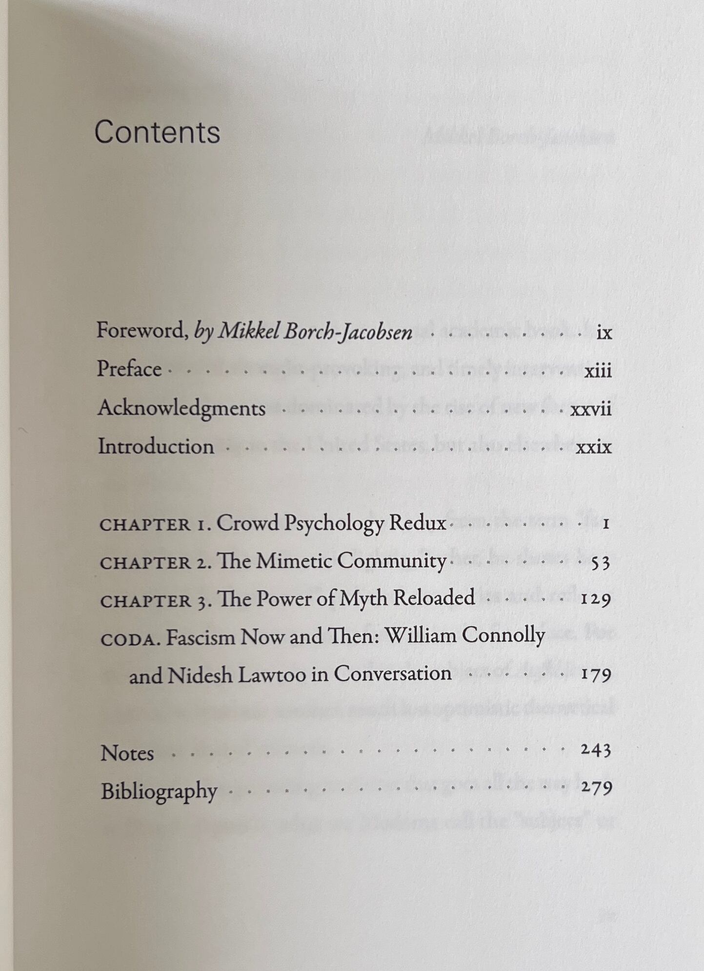 New Fascism : Contagion, Community, Myth <Breakthroughs in Mimetic Theory> Lawtoo / Michigan State University Press