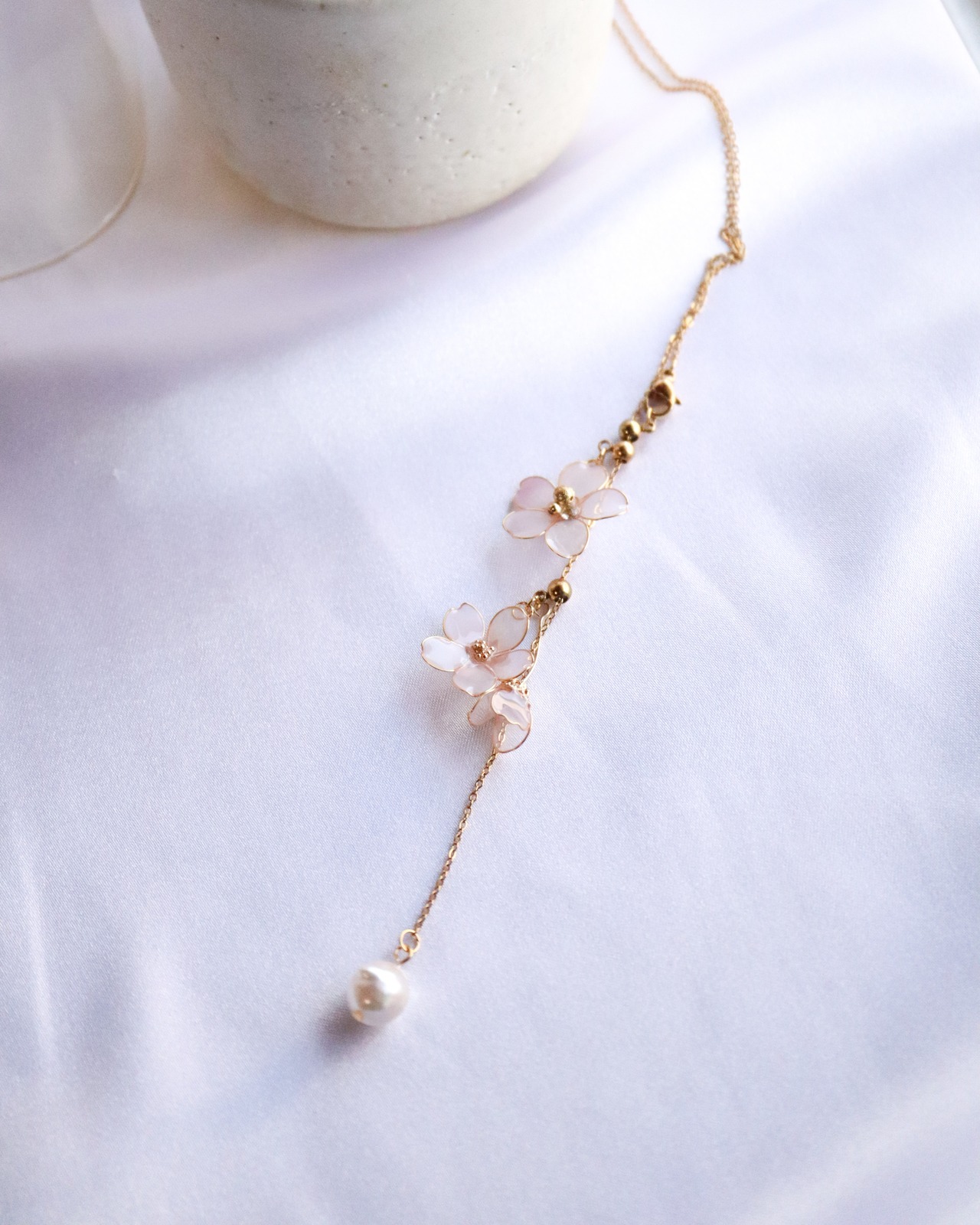 ” 流れる（sakura）ネックレス”