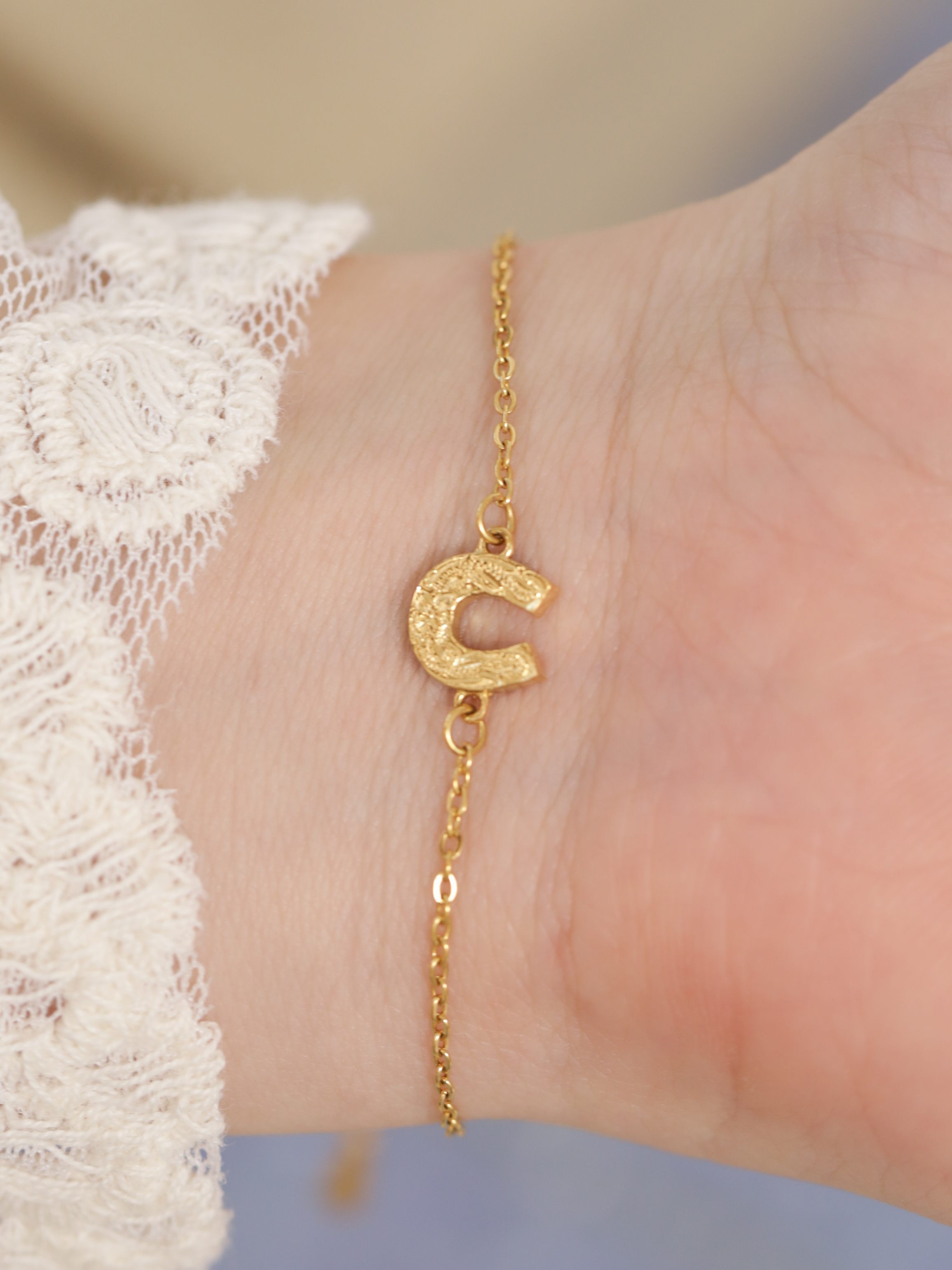 316L petit horseshoe bracelet #b23