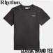 半袖Tシャツ Rhythm リズム CLASSIC BRAND S/S TEE CL21M-PT09 Vintage BlackL