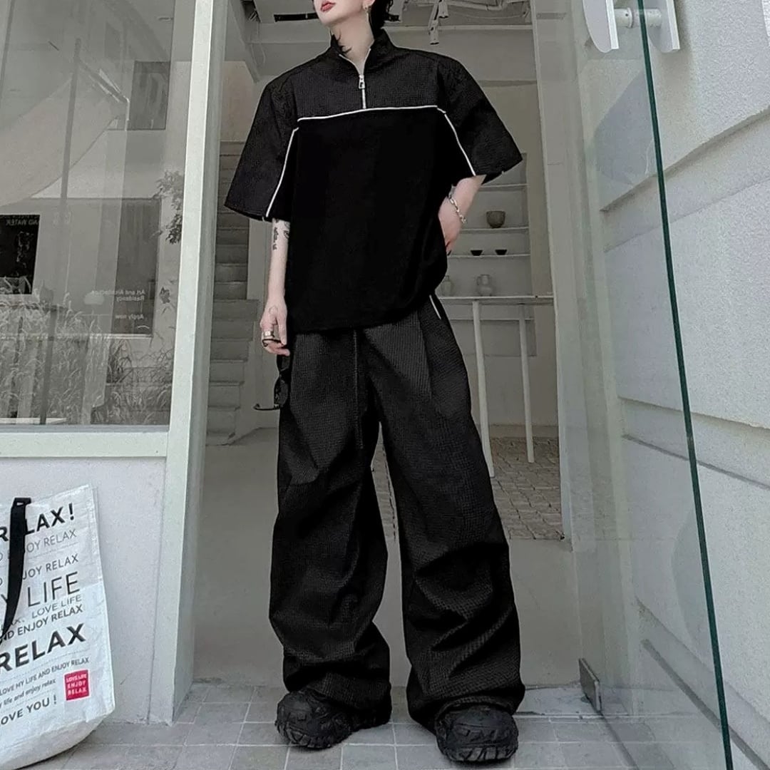 プリーツワイドスラックス｜Pleated Wide Slacks 【k249】 | PAY ID