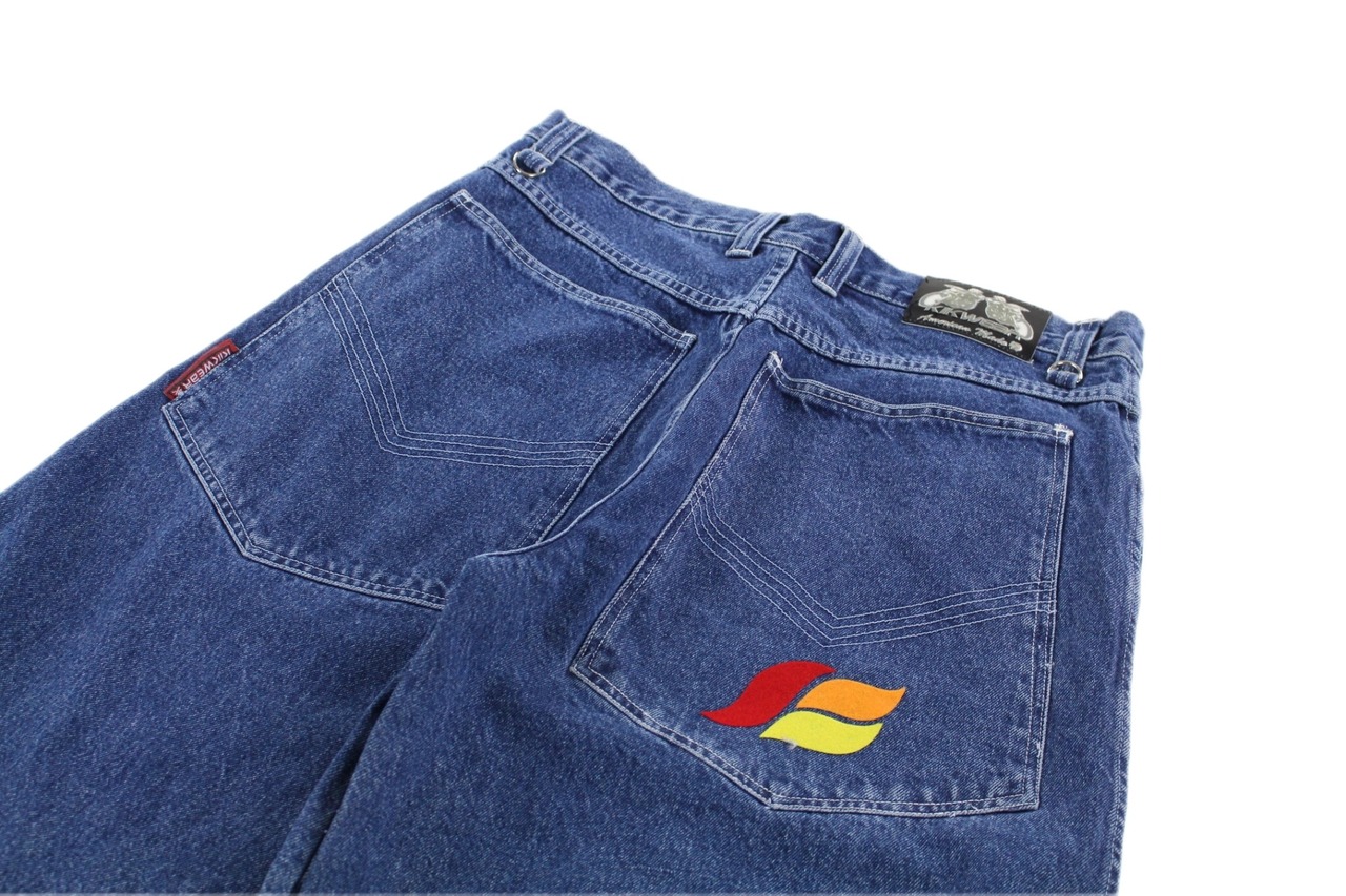 KIK WEAR スーパーワイド 袴デニムパンツ【OT-6898】 | cv