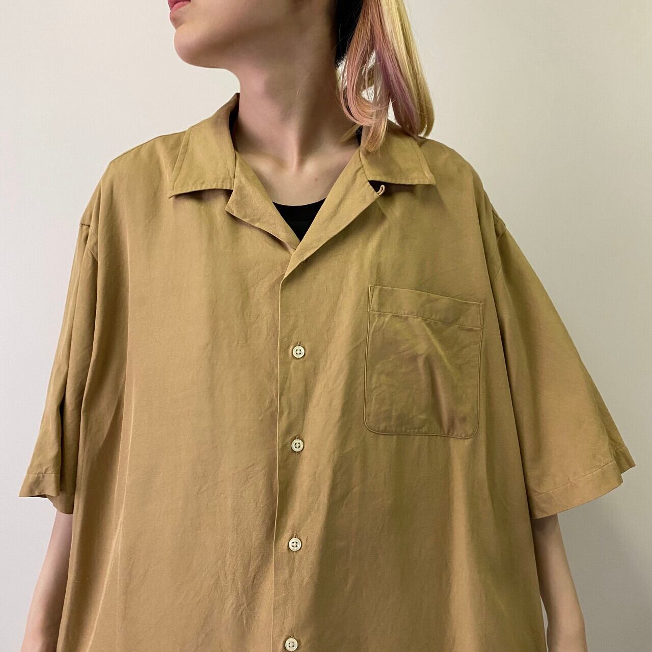 ビッグサイズ Ralph Lauren ラルフローレン CALDWELL シルク×コットン 