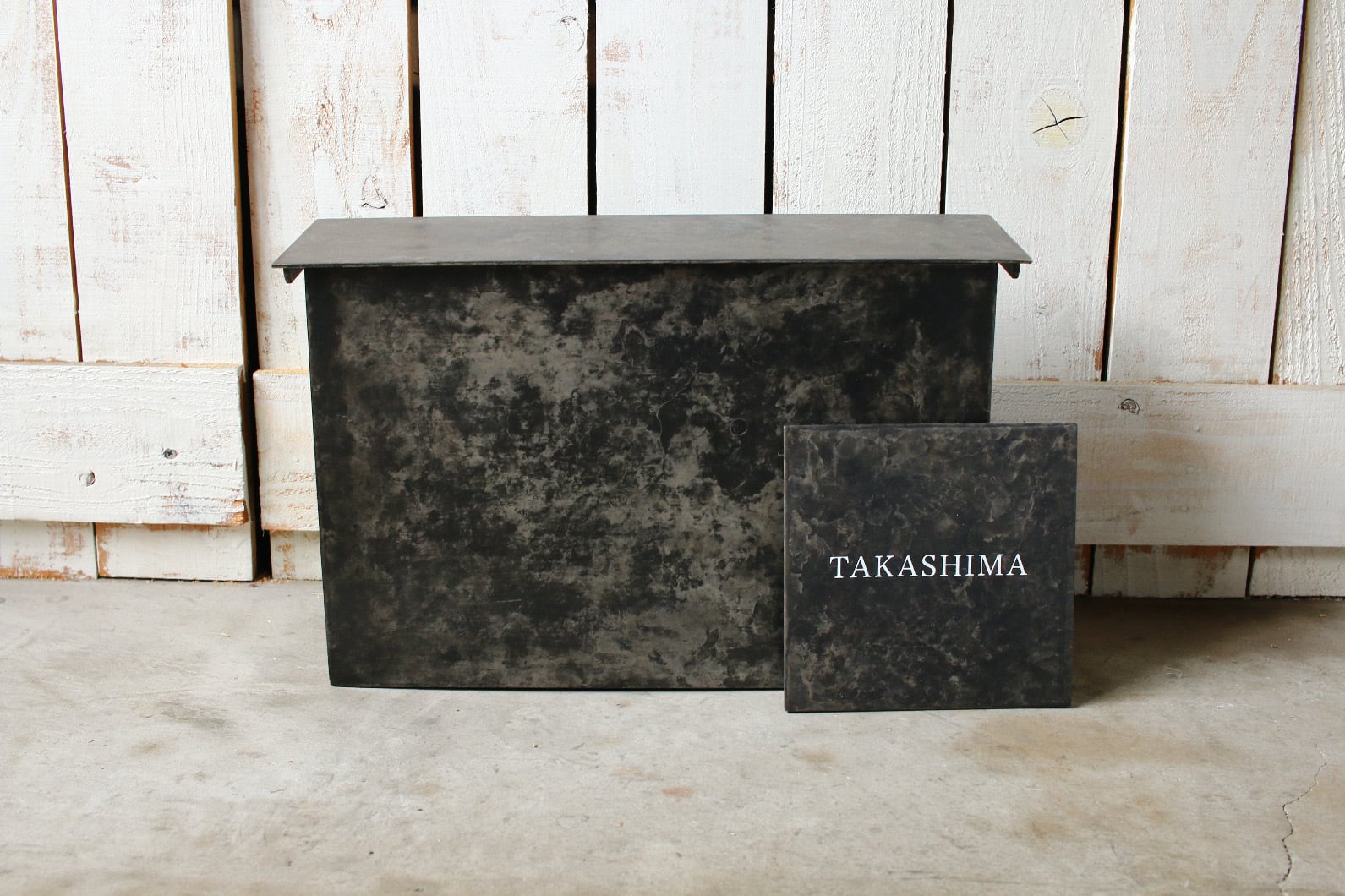 ステンレスまだら染めポスト | sunny side studio サニーサイドスタジオ