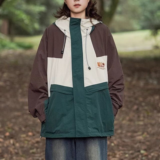 Contrast color jacket M12394