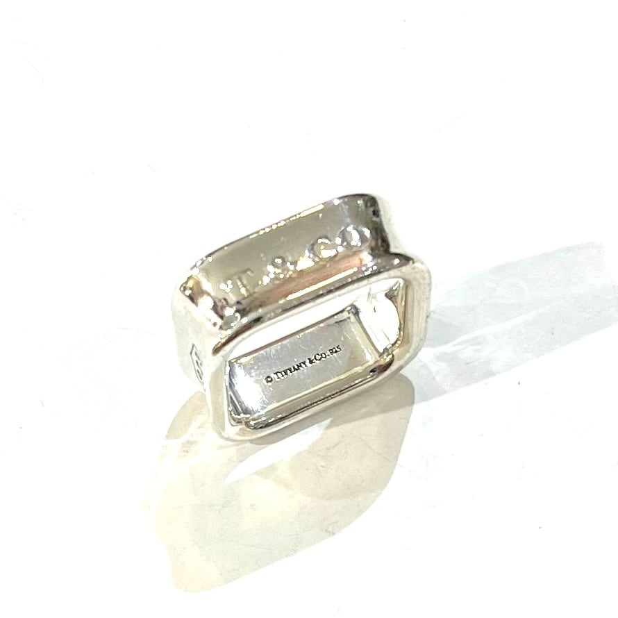 TIFFANY&CO.】【10-11号】2378 希少1837 スクエアリング／シルバー925
