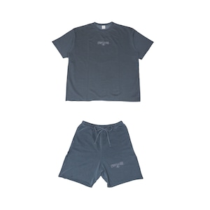 22SS College Logo Color T-shirt&Pants(Darkgray)