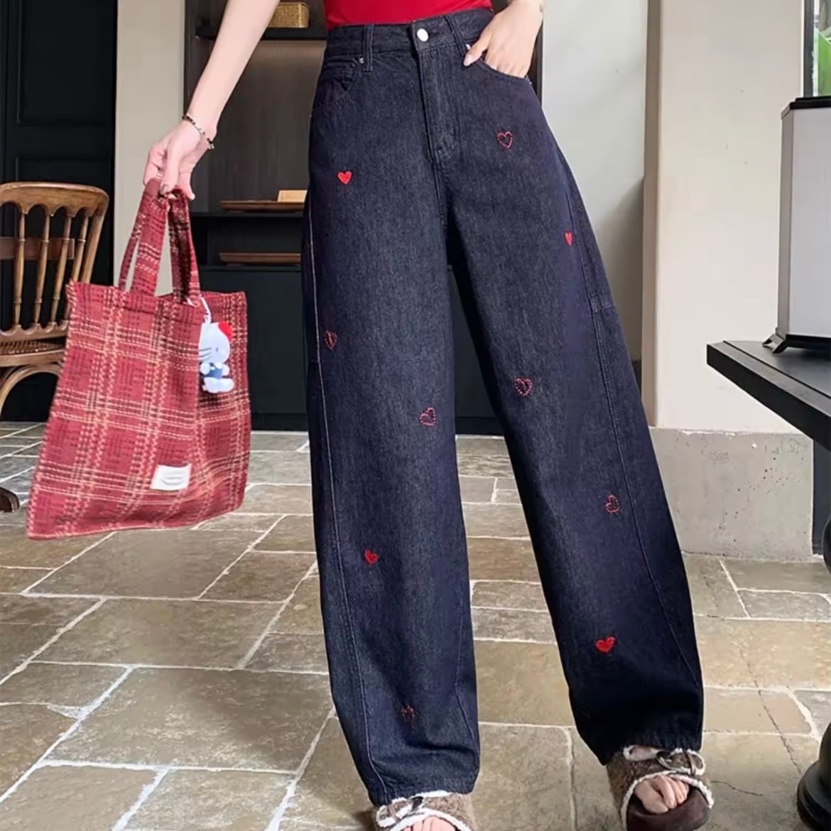 スウィートハートワイドデニム