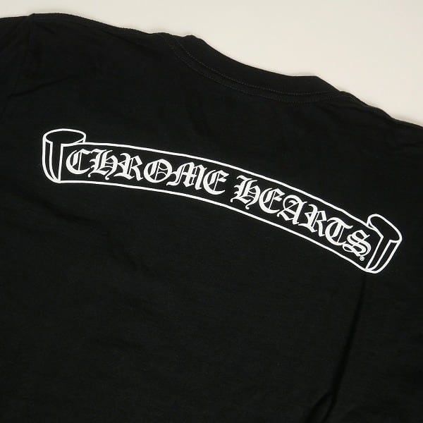 新品未使用　Chrome Hearts　クロムハーツ　 Tシャツ 黒 XXL Size【XXL】 CHROME HEARTS クロム・ハーツ SCROLL L/S T-SHIRT BLACK