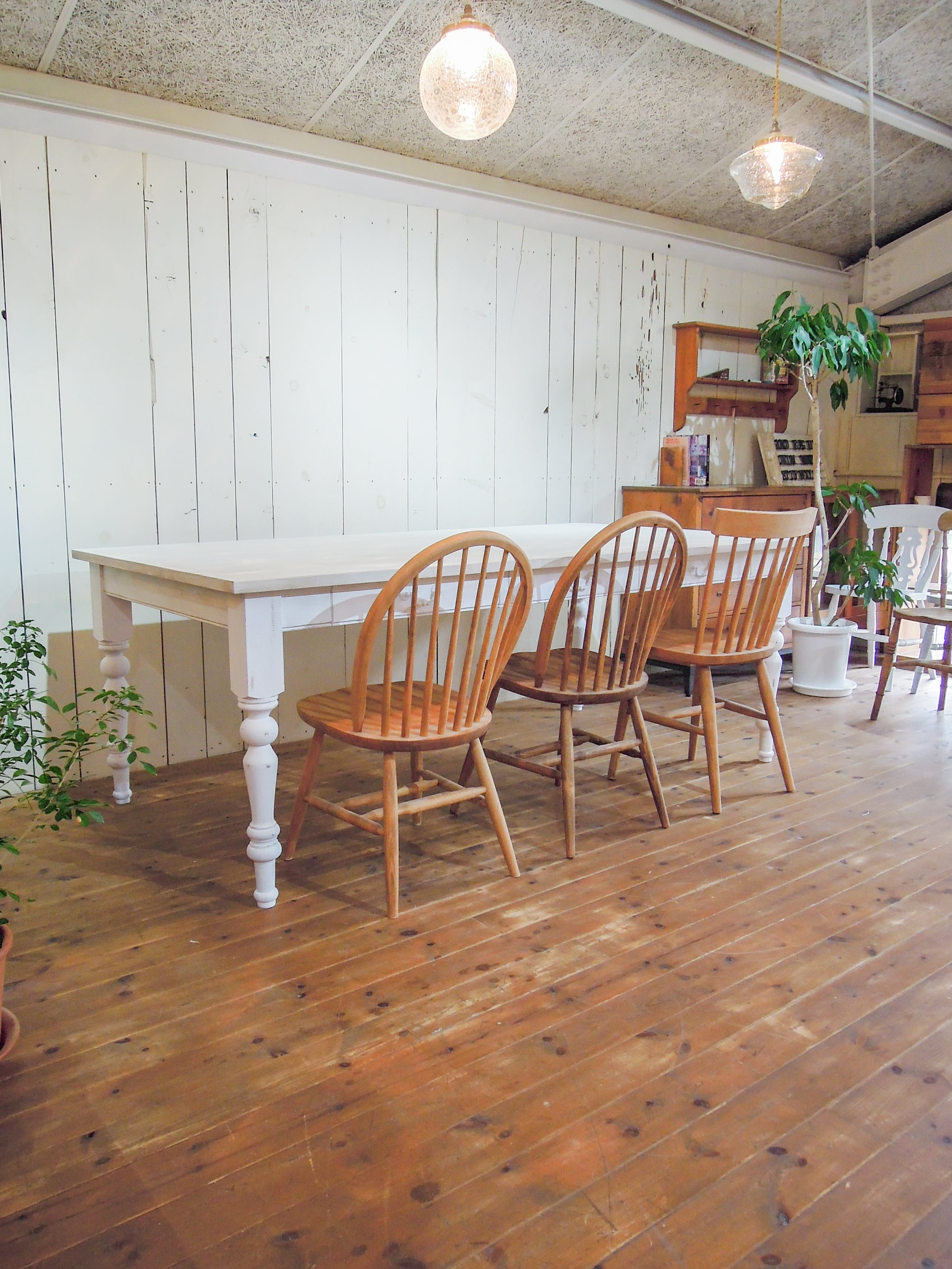 シャビー　オーク　ダイニングテーブル　6人掛 シャビーオークダイニングテーブル6人掛