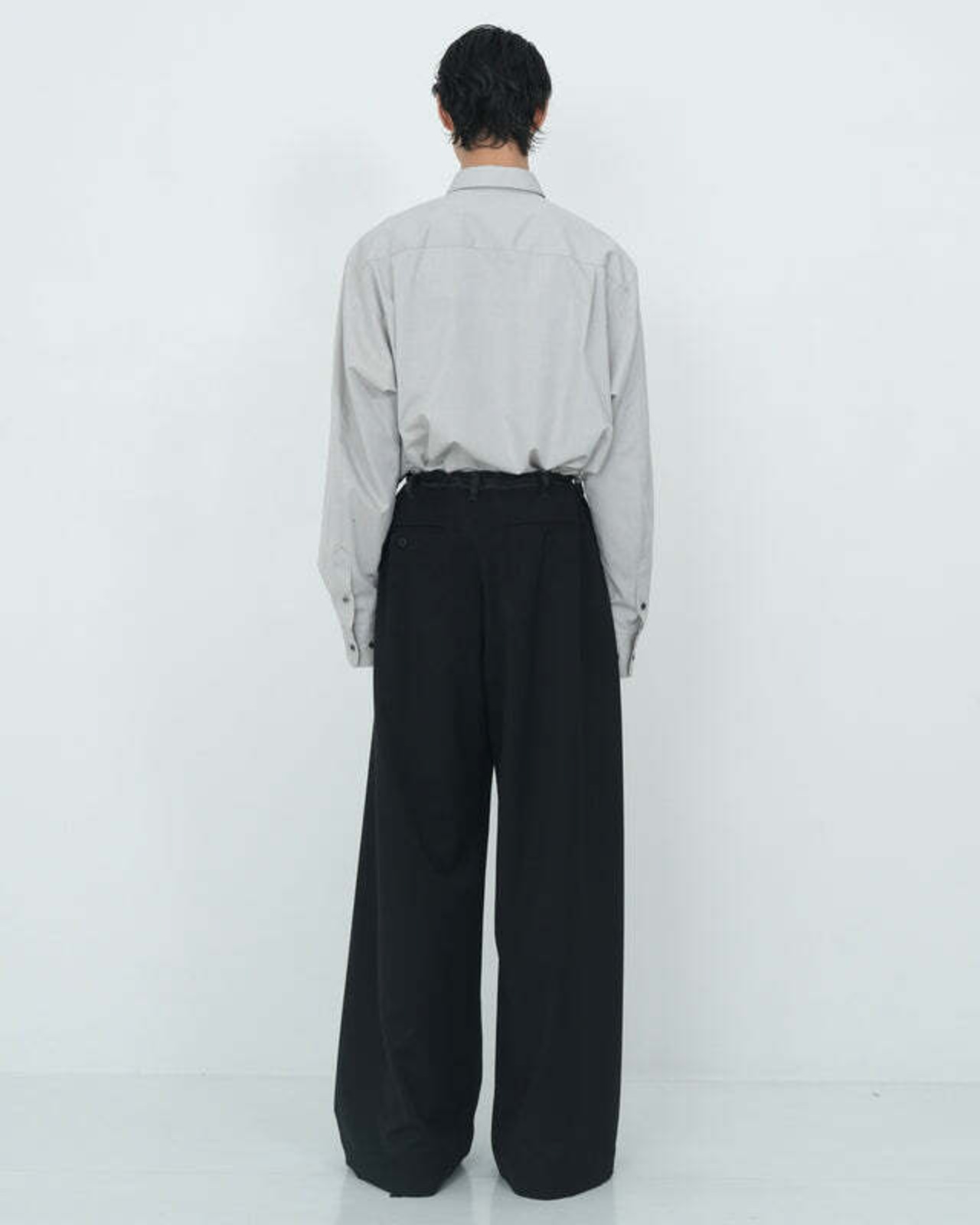 【26AW】Tamme タム / 4-TUCK WIDE SLACKS - 3