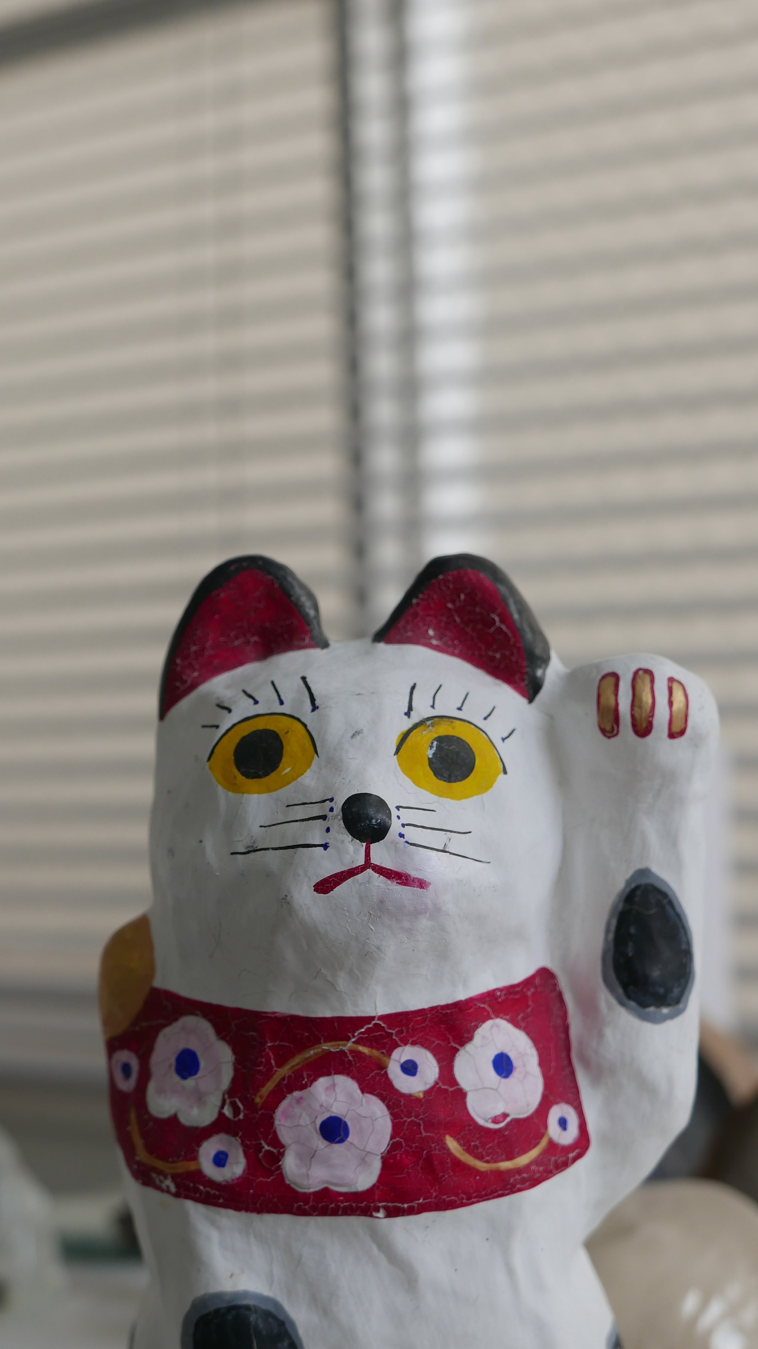 old japan hariko cat , 山崎張子