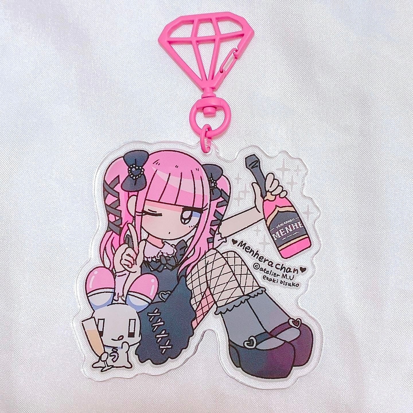 メンヘラチャンキーホルダー | atelierM.U 江崎びす子 ONLINESHOP