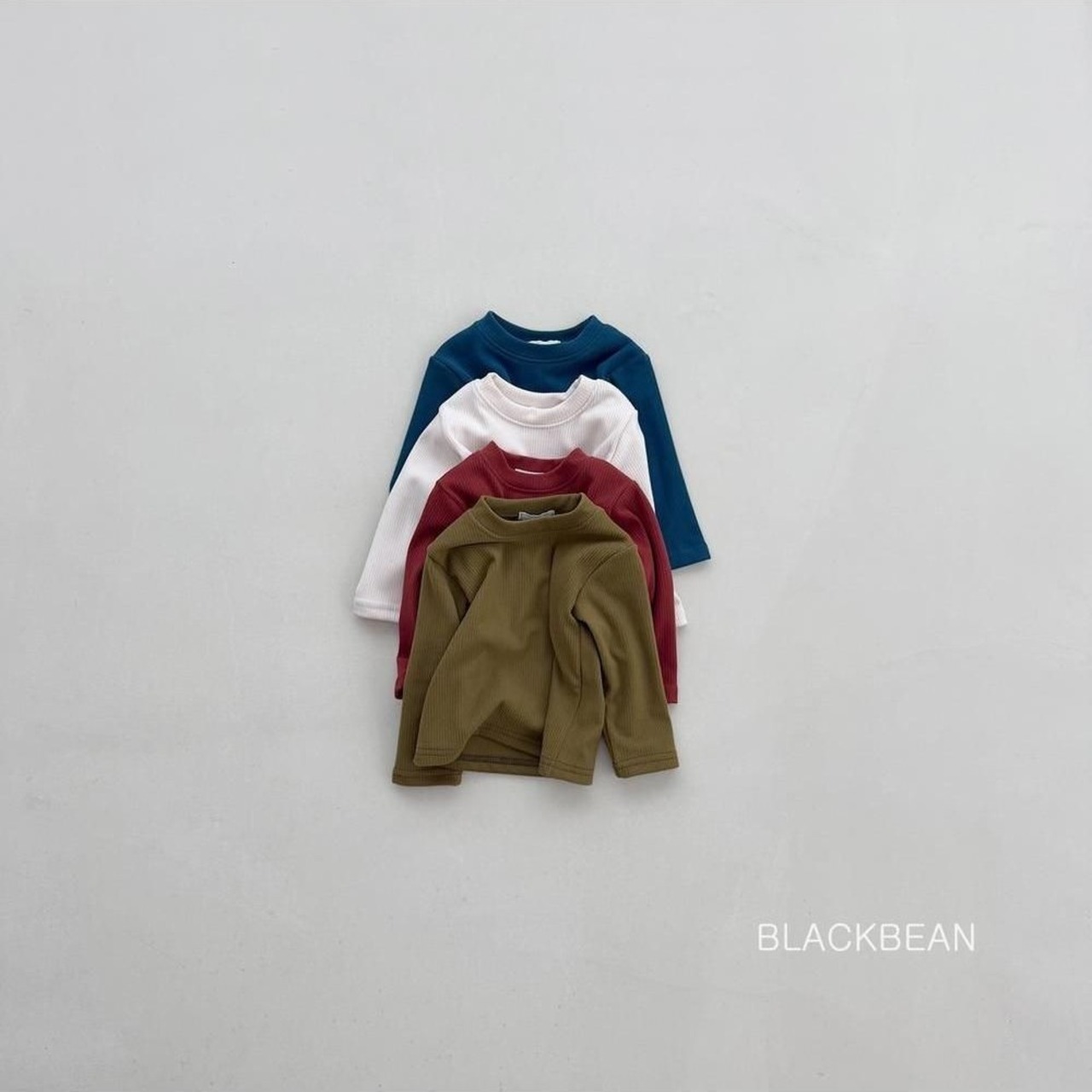 ブラックビーン / blackbean / ミルキーTシャツ / 韓国子供服 / キッズ / 26winter〖取寄〗*ベビーS~XL*