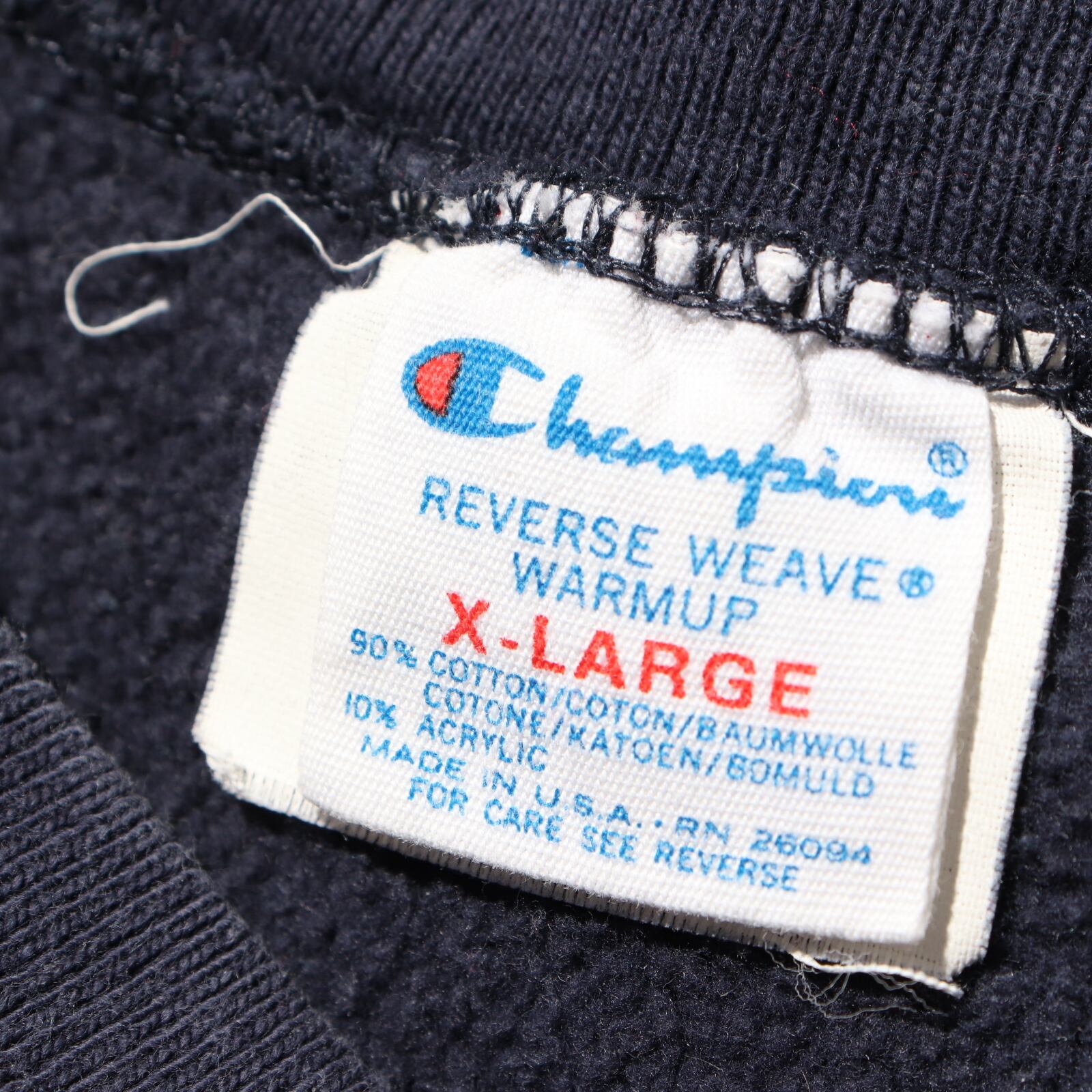 美品 XL 80s USA リバースウィーブ チャンピオン スウェット ネイビー Reverse weave champion | ENCOUNT  powered by BASE