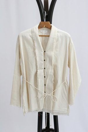 【GUPTIHA】Sobakasu Khadi Jacket / Natural（63408-096）