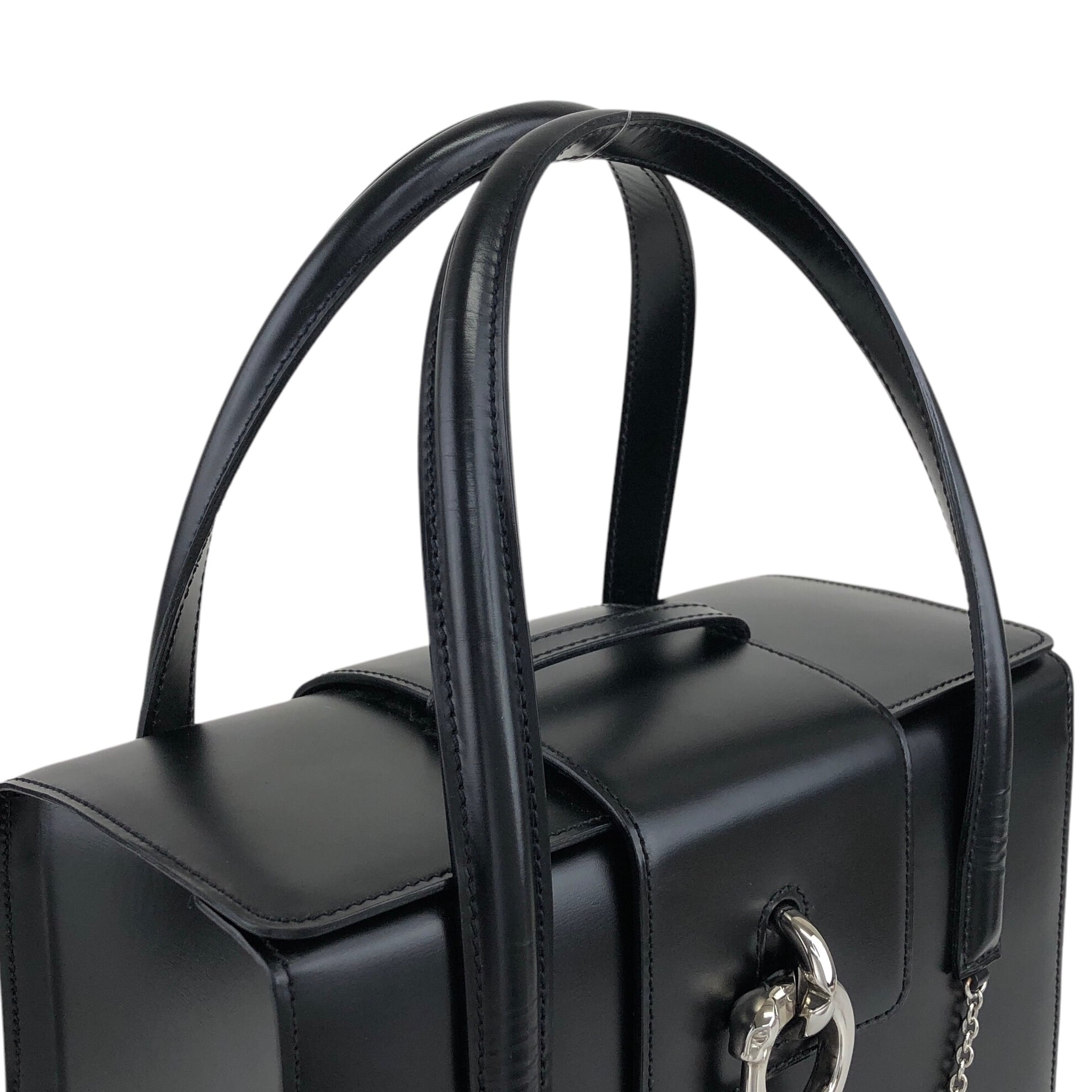 Cartier カルティエ ハンドバッグ ブラック パンテール チェーン