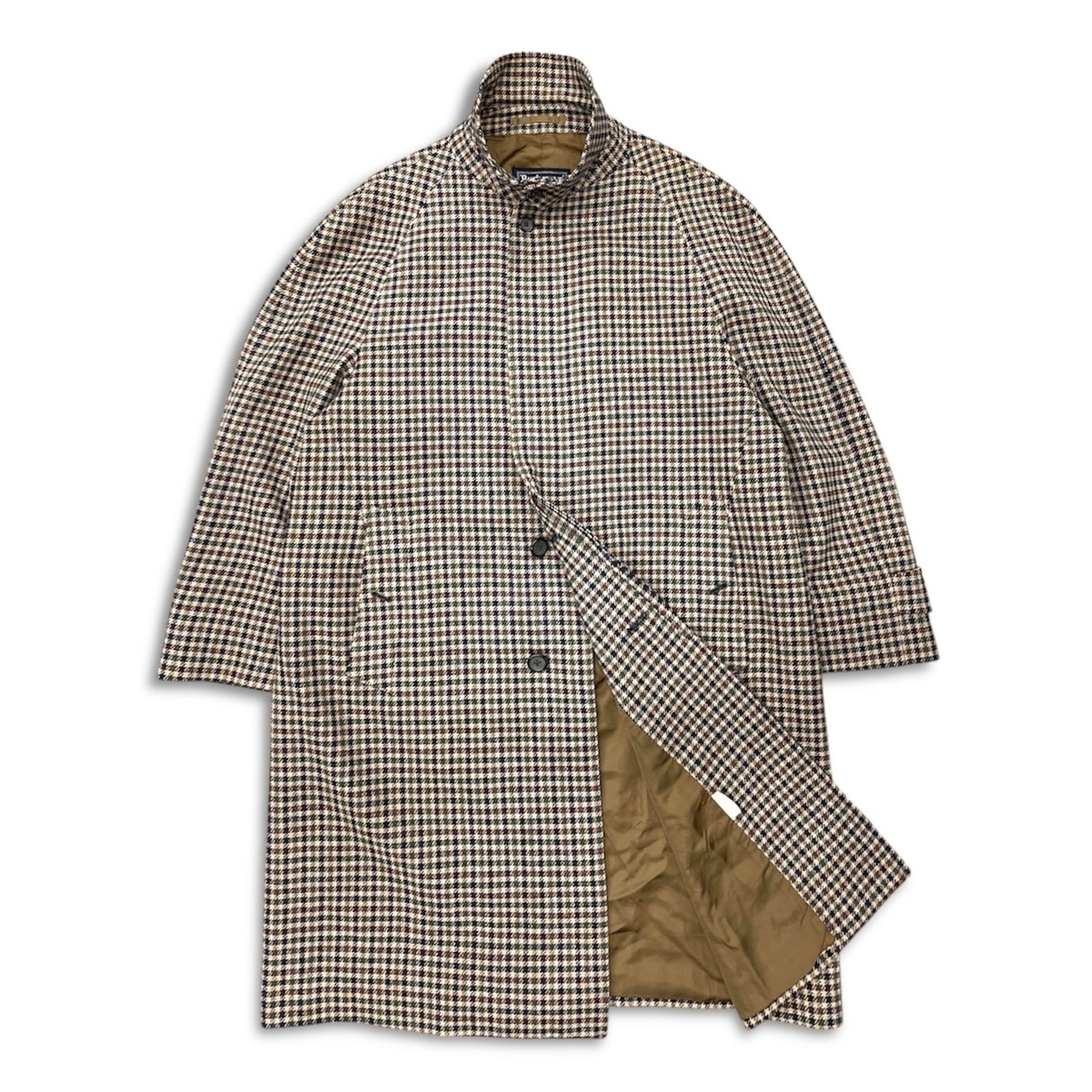 60s burberrys coat バーバリー burberry チェック コート ウール | no 