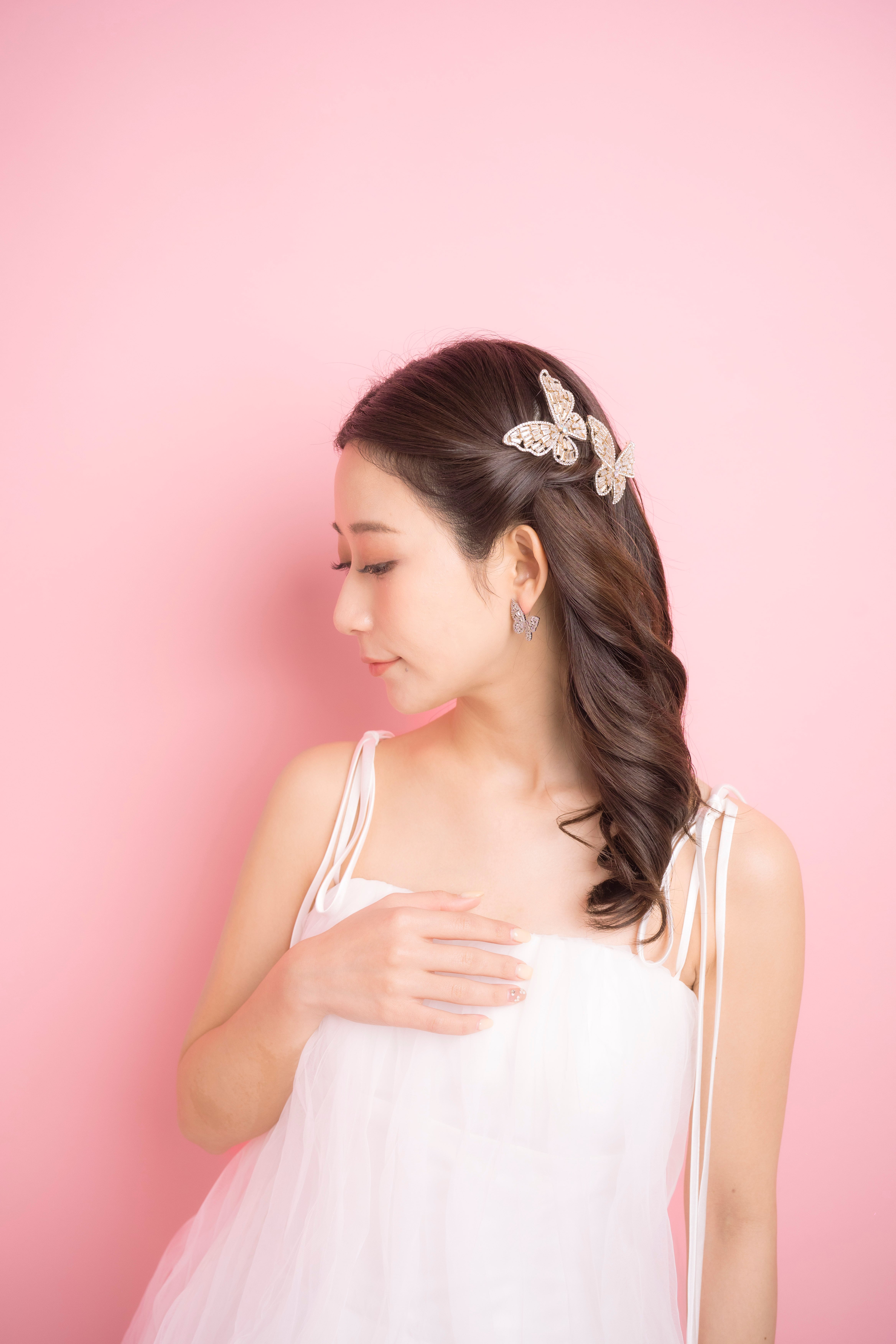 Butterfly ヘッドピース2点セット | ウェディング・ブライダル