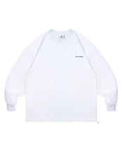 ロゴ刺繍クルーネック長袖Tシャツ S0667