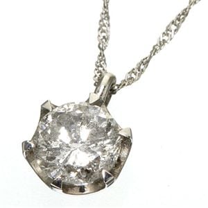 Hカラー I1ダイヤモンド一粒ネックレス0.7ct（鑑別書付き） | かわいいものショップ　chocorise powered by BASE