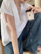 【新作5％OFF・3日間】V-neck Simple T-shirts_3colors