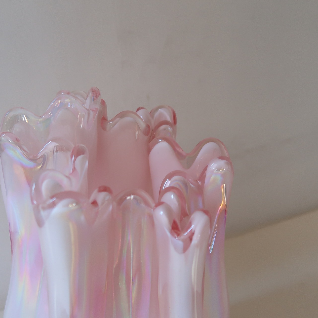 桜色のオーロラ花瓶