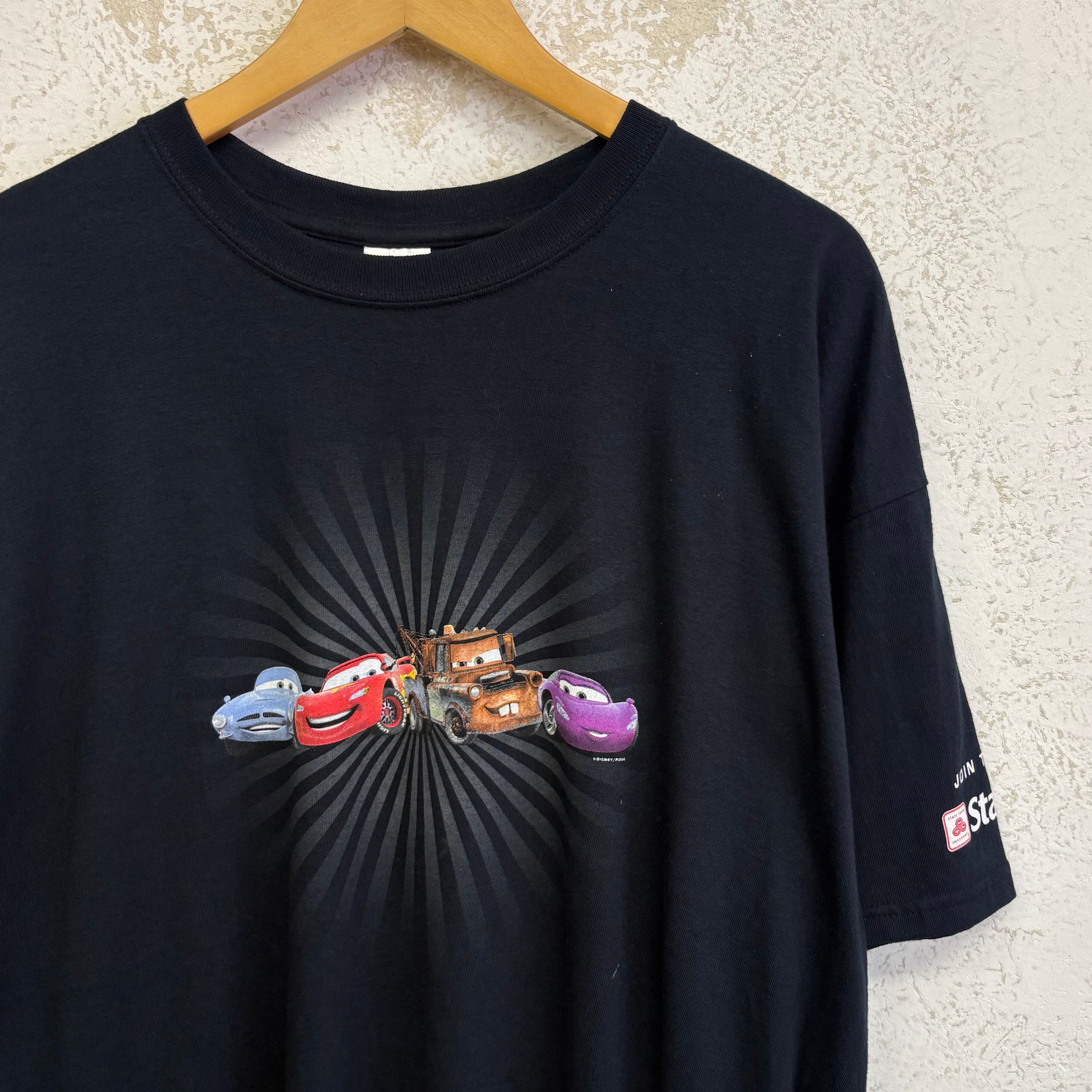 DISNEY/PIXER Cars 2 movie tee size/XL ディズニー ピクサー カーズ2