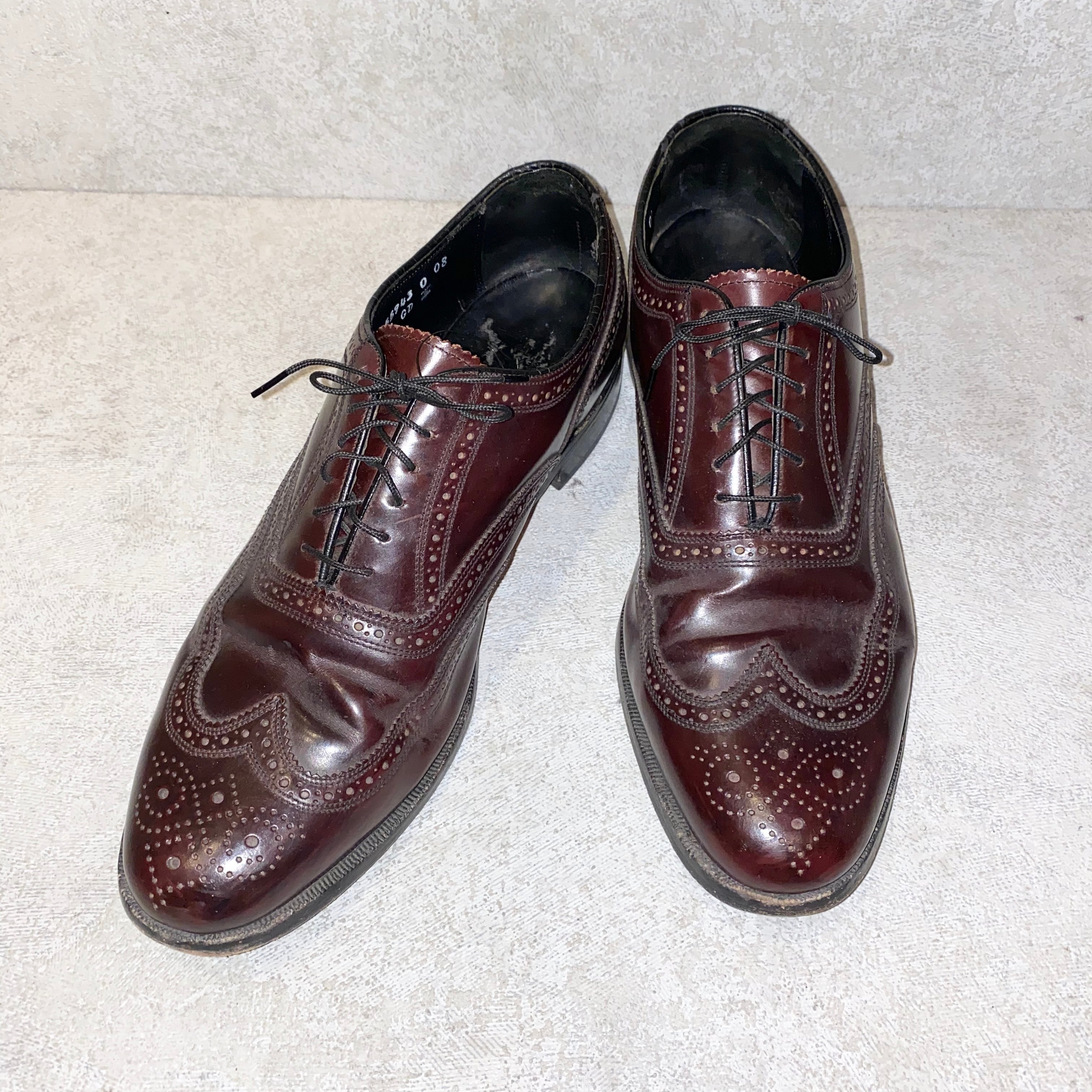 FLORSHEIM burgundy color full-brogue leather shoes | NOIR ONLINE powered by  BASE
