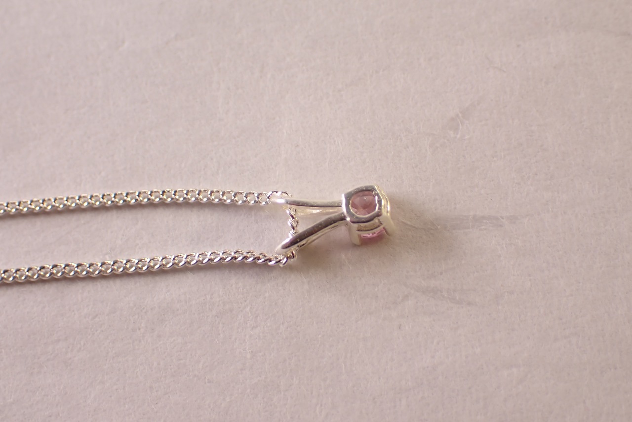 マラヤガーネットネックレス　 [D12‐85]