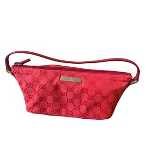 “GUCCI” GG canvas accessory pouch