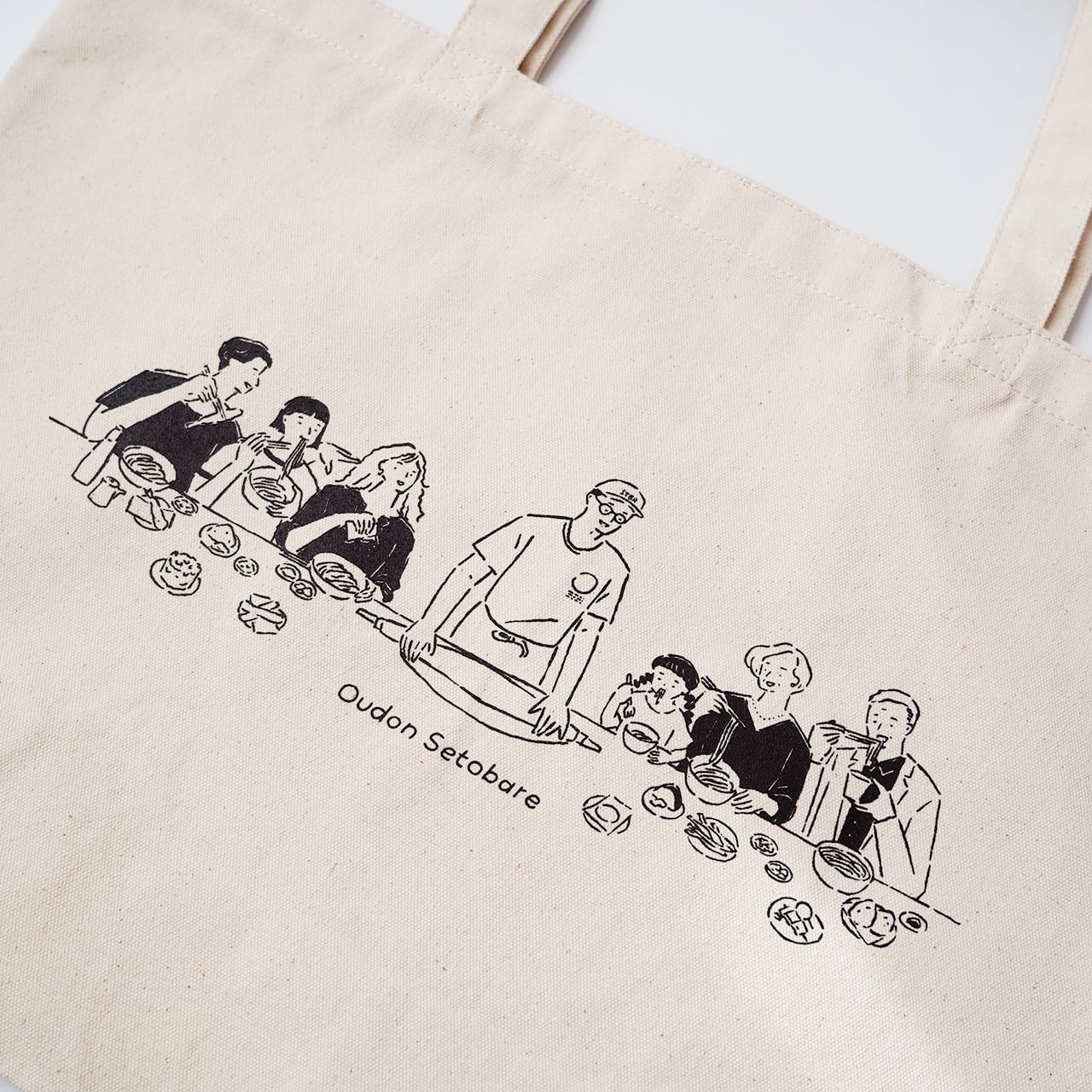 団欒トートバッグ | おうどん瀬戸晴れ