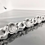 WOLVES with 10 DIAMONDS CHAIN BRACELET / ウルヴスチェーンブレスレット・10ダイヤモンドアイズ