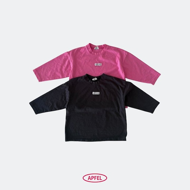 【取寄】apfel|basic long sleeve tee|ベーシック長袖Tシャツ|S-JM|kids&jr|26 autumn