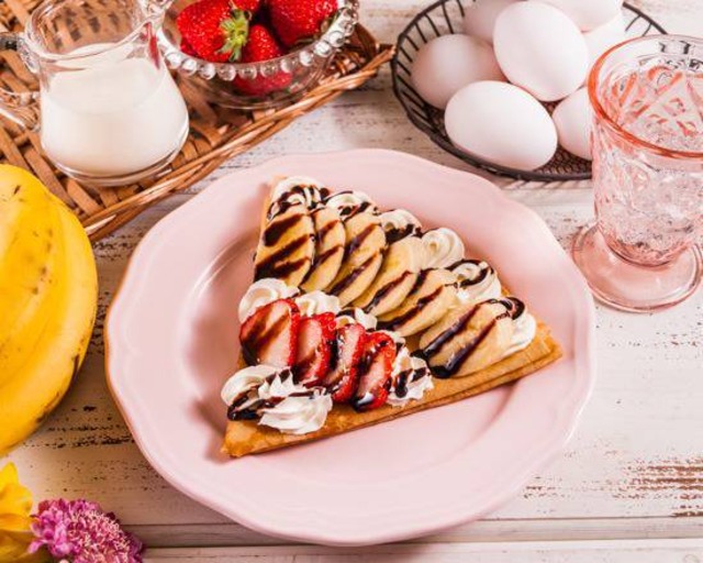 イチゴバナナチョコ生クリーム Strawberry Banana Chocolate Fresh Cream