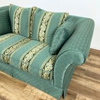 KOSUGA SOFA New Englandシリーズ 5442 SA 2人掛けソファ グリーン 3層スプリング構造 フェザー 傷や汚れあり【中古】【400サイズ】