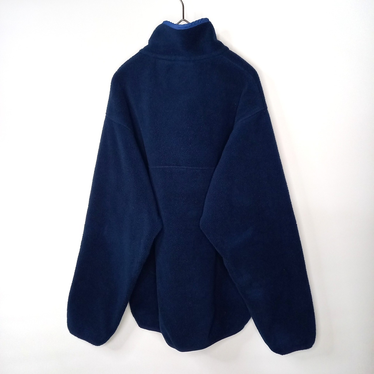 90s　アメリカ製　パタゴニア　シンチラ　スナップT　フリース　廃盤　刺繍　ネイビー　S