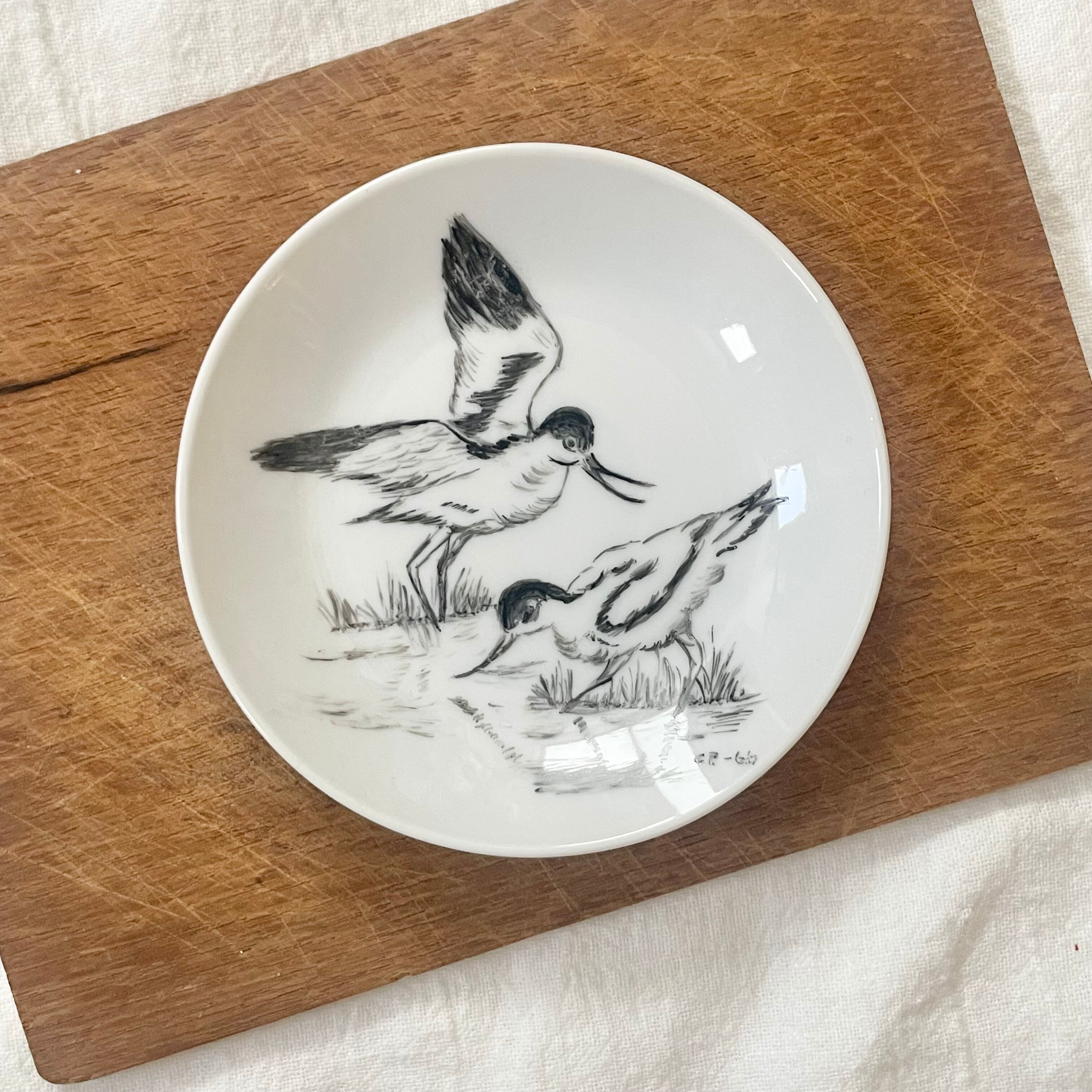 鳥たちの小皿
