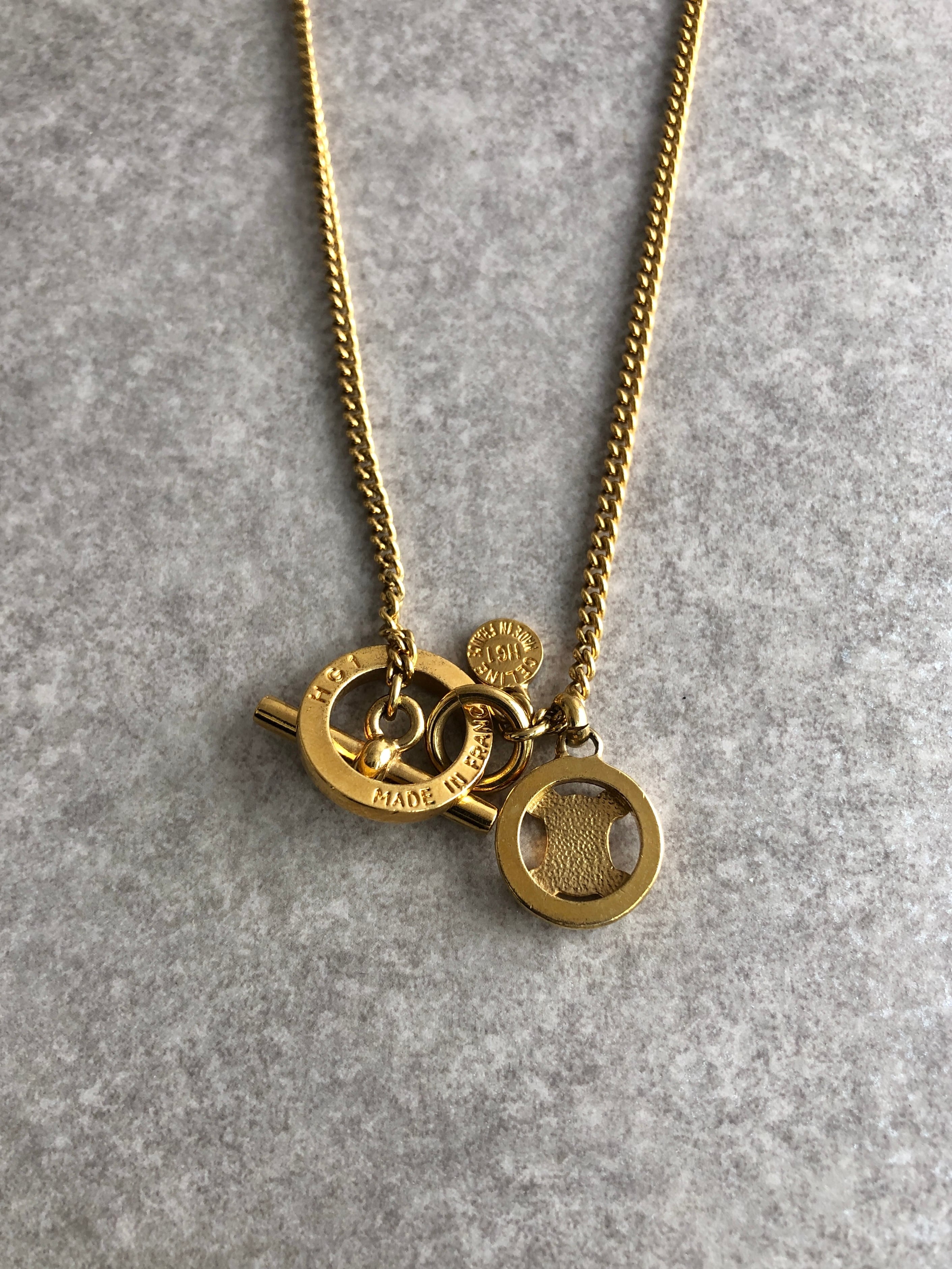 CELINEブラゾンネックレス ヴィンテージ CELINEブラゾンネックレス ヴィンテージ