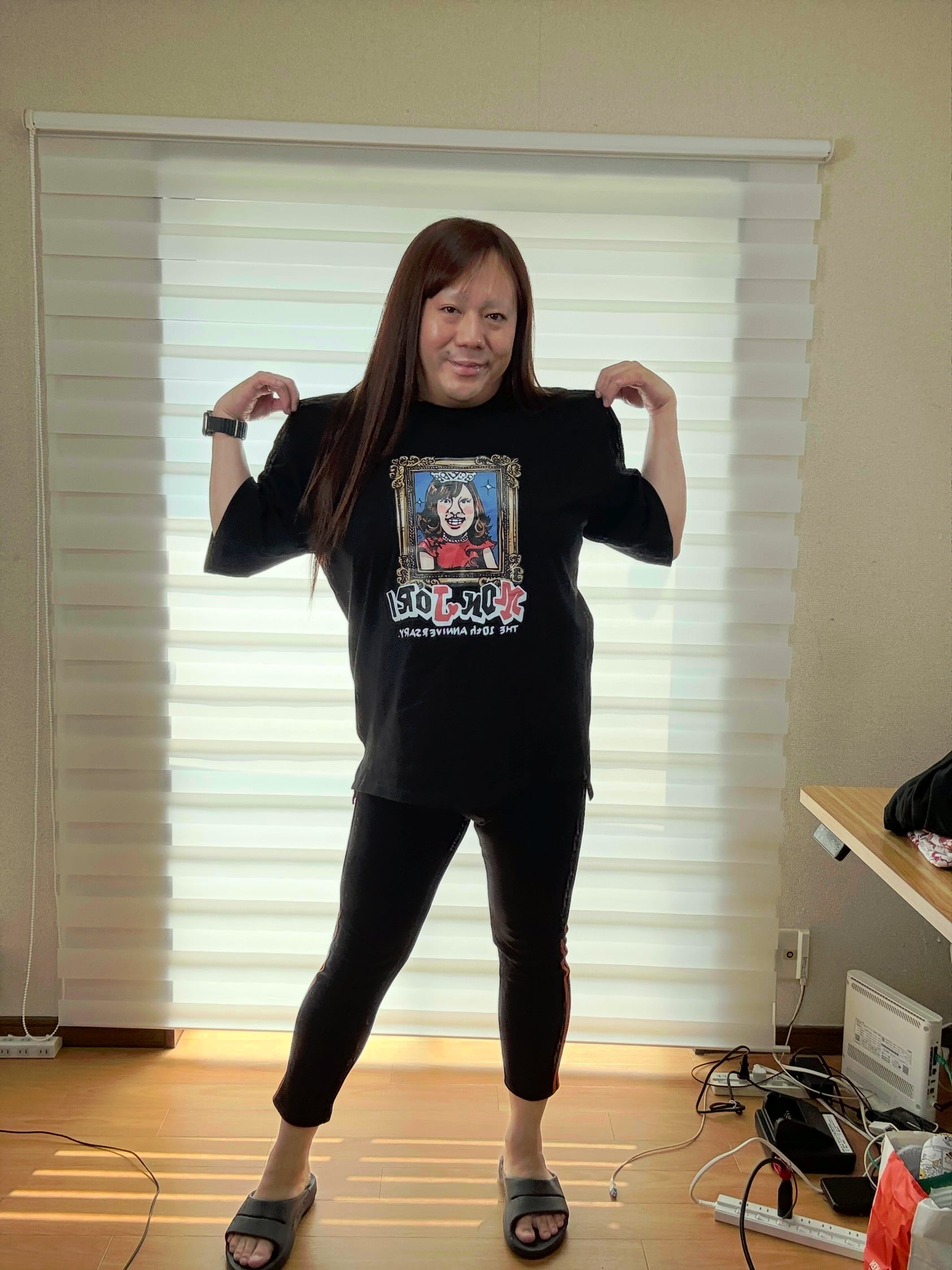 藤沢なな 10周年記念Tシャツ(ステッカーつき) Mサイズ b6ad49773f4c7ff0c3fd5777ebd5dc