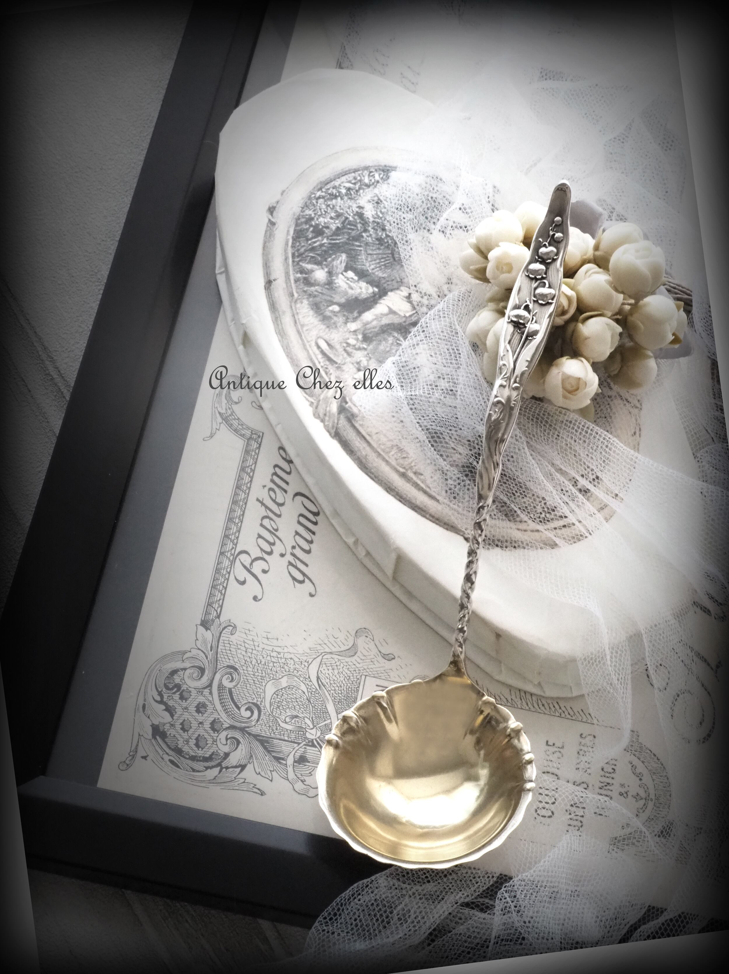 純銀製 すずらんのレードル | Antique Chez elles シェゼル