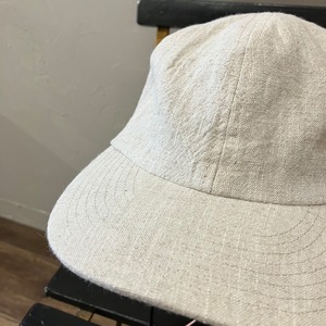 LINEN FLAT CAP