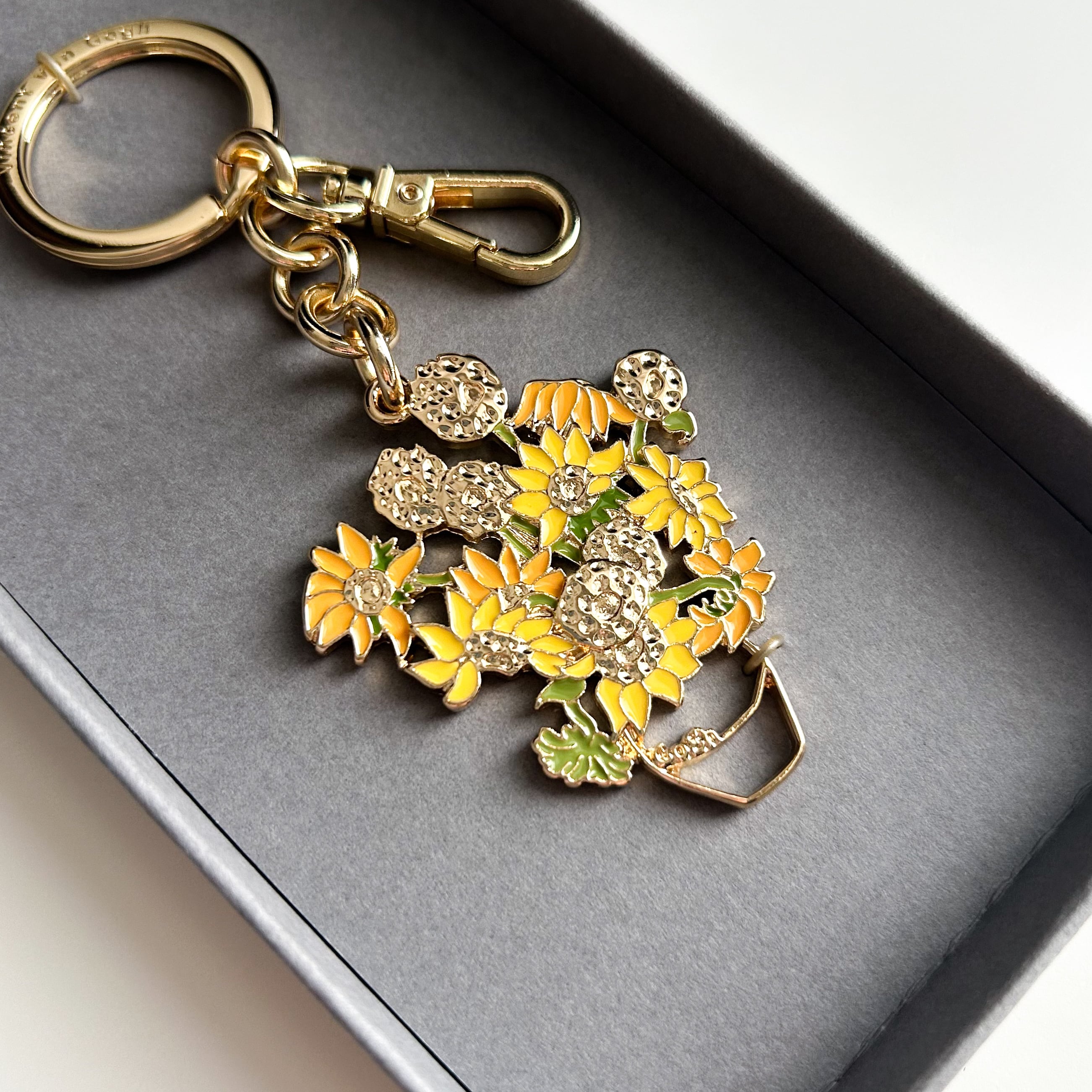 ゴッホ キーホルダー ひまわりモチーフ＜東京都美術館ミュージアム