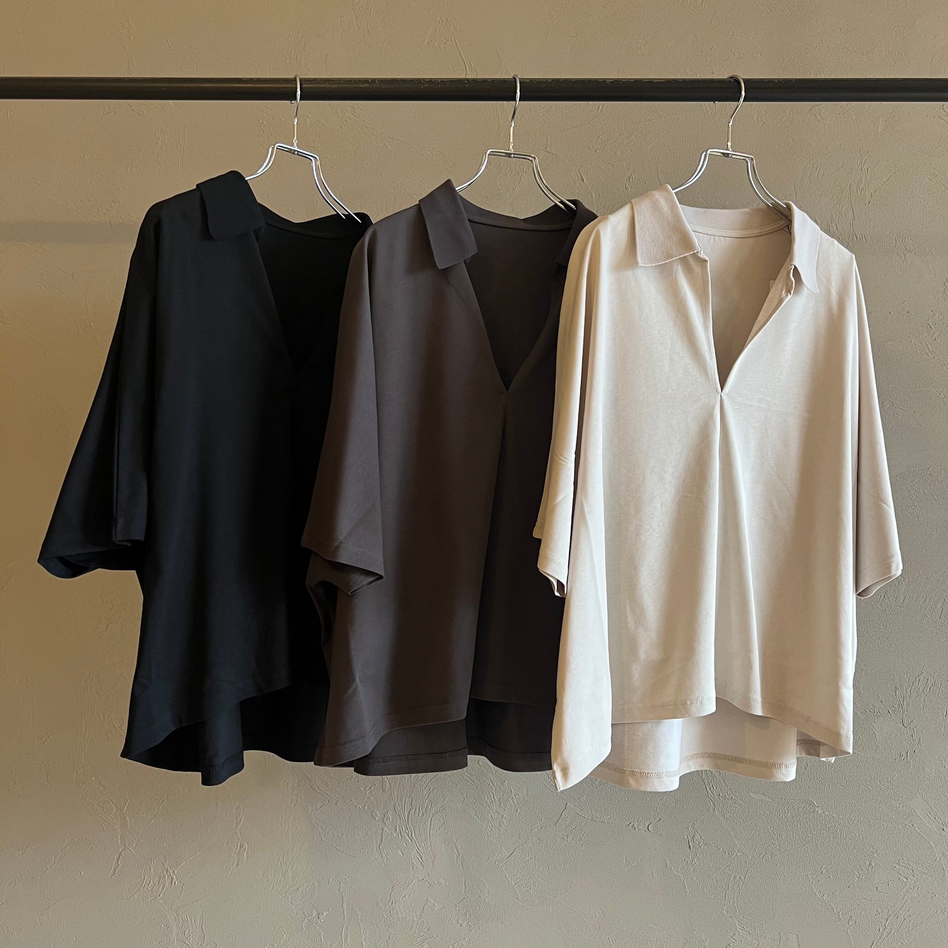 CLOCHE 】《 UVCUT & 汗染み防止 》スキッパーポロtee | valance 福井