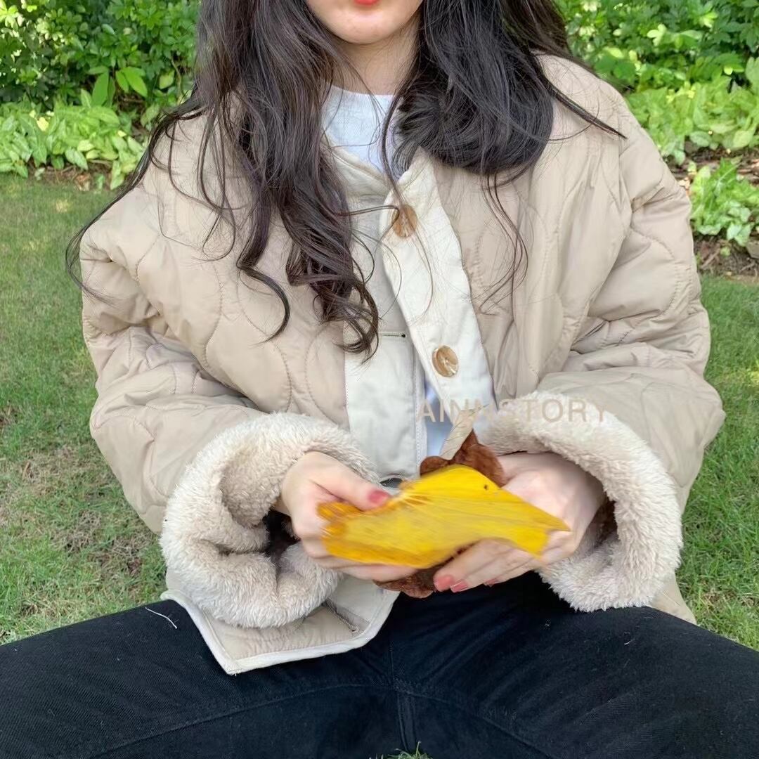 裏ボアキルティングジャケット　AJ2085-796