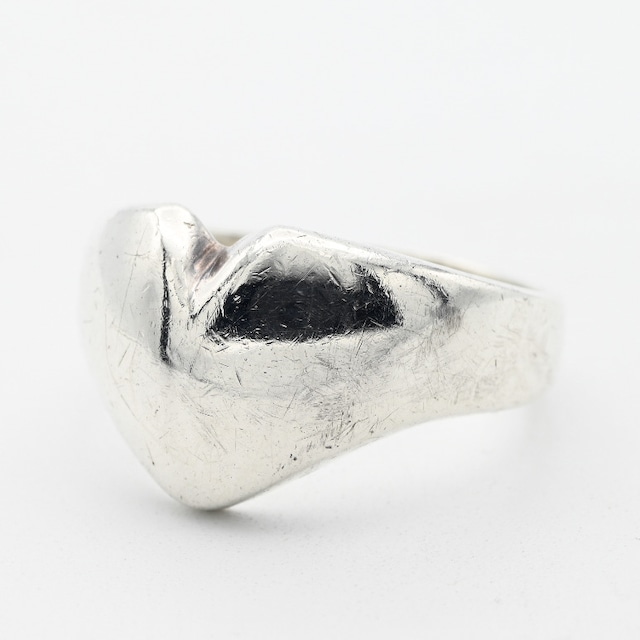 Plain Texture Curvy Ring #16.0 / Mexico