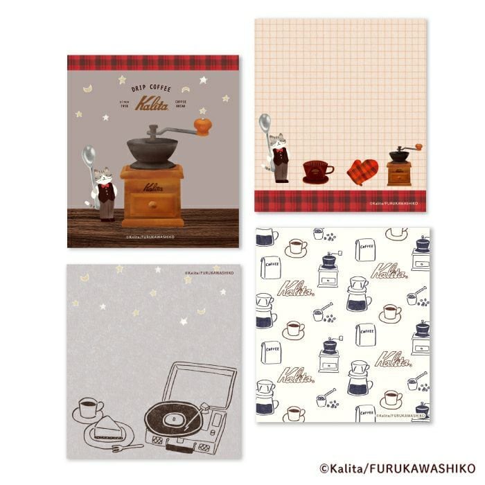古川紙工×Kalita コラボ商品 メモパット | 船越文具店