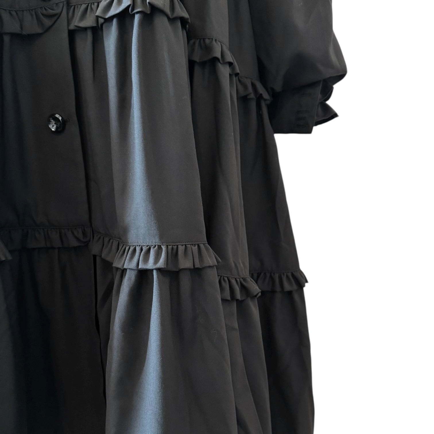 リボンドッキングスーツワンピース BLACK