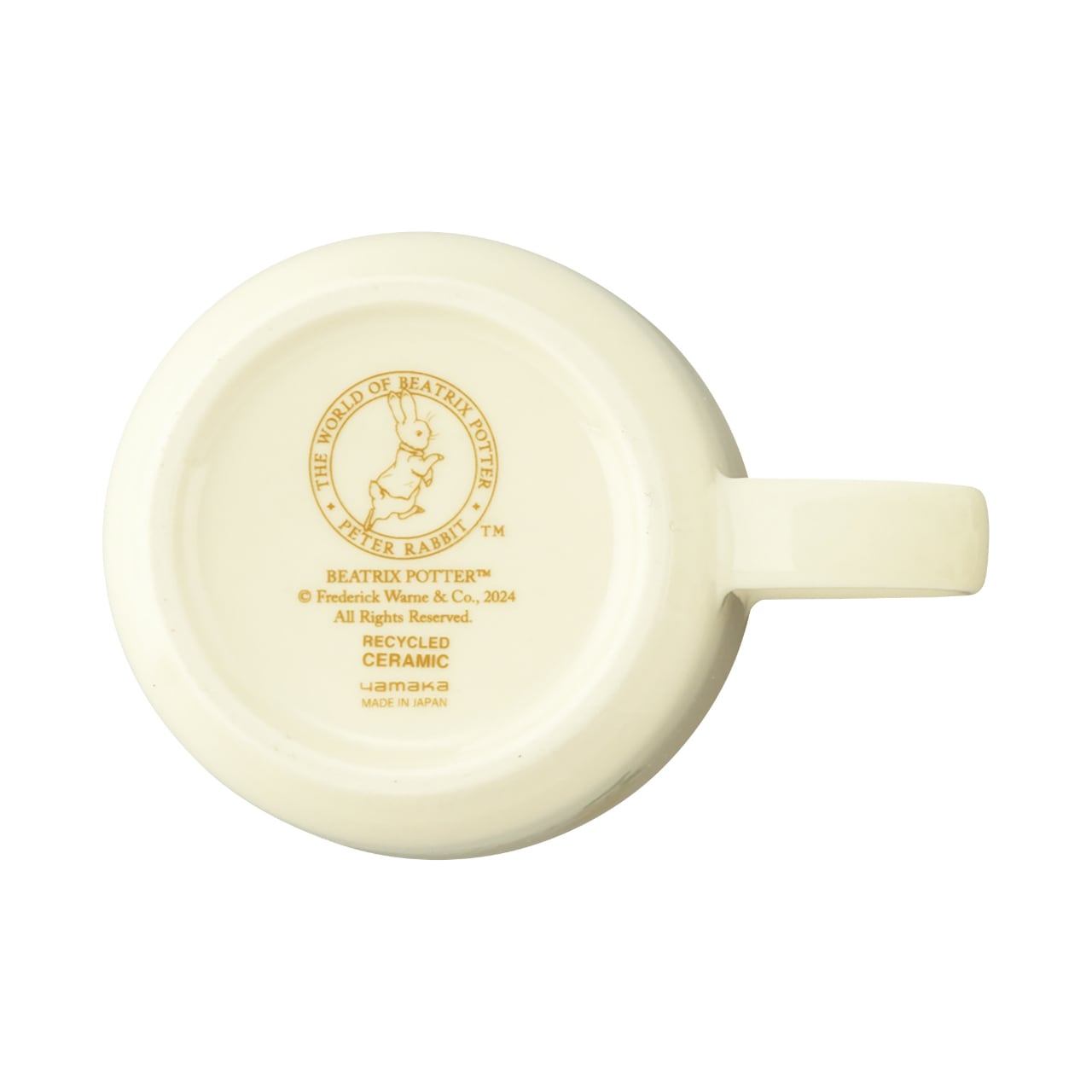 ピーターラビット】マグ(ブラウン)【PR630】 PR632-11 | yamaka